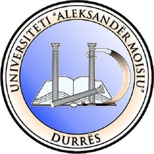 阿尔巴尼亚-Aleksandër Moisiu 都拉斯大学-logo